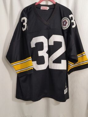 Mitchell & Ness Black Harris #32 Jersey 1975 Men's